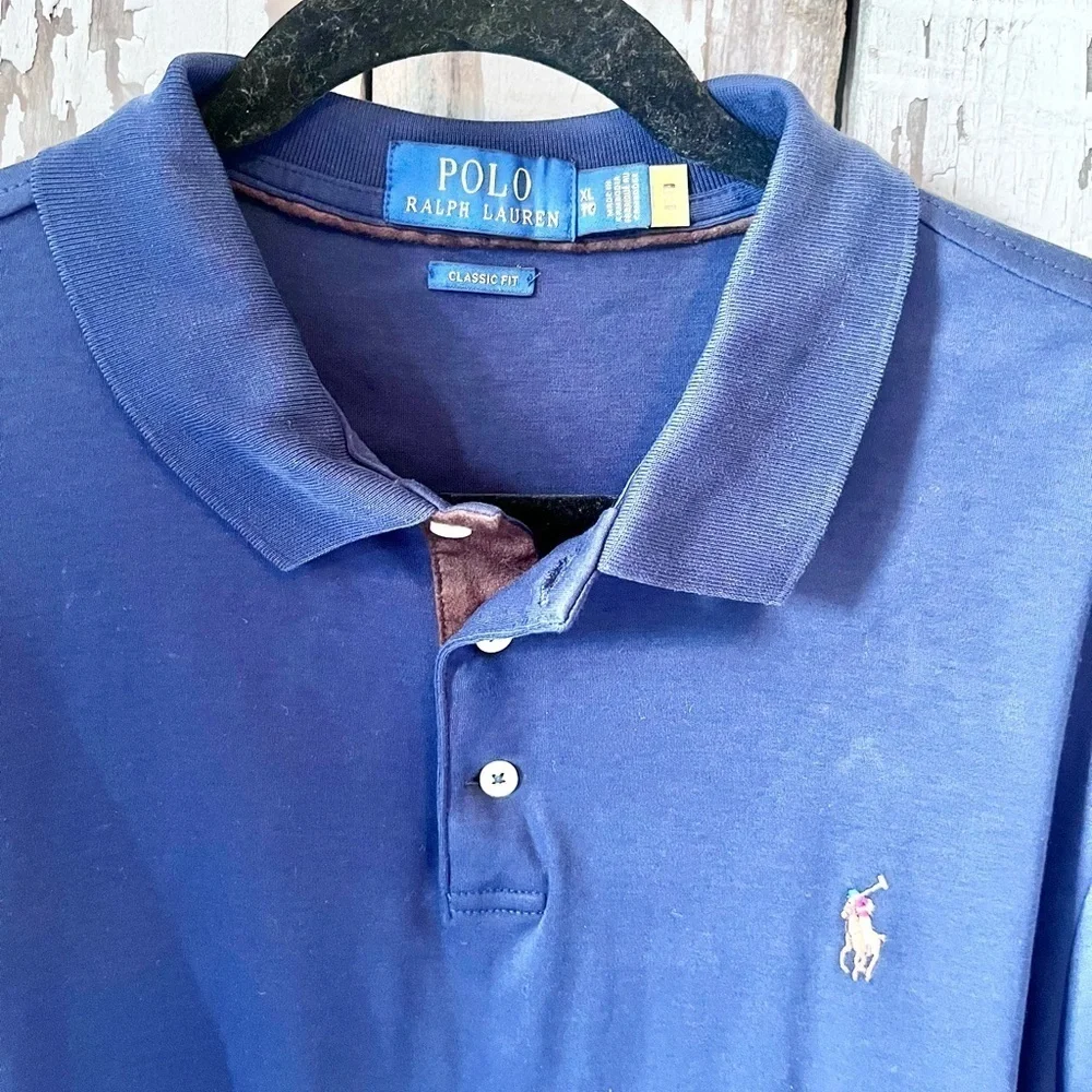 Navy Ralph Lauren polo XL long sleeve classic fit